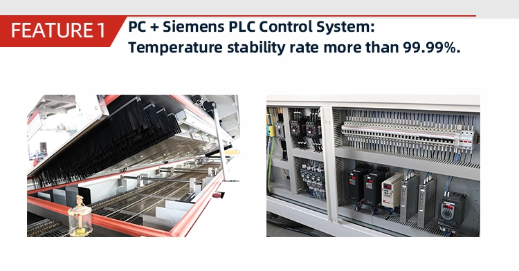 ICT Nitrogen SMT Reflow Oven 8 Zones SMD PCB Reflow Solder Oven 450 Width LED SMT Reflow Soldering Machine Price