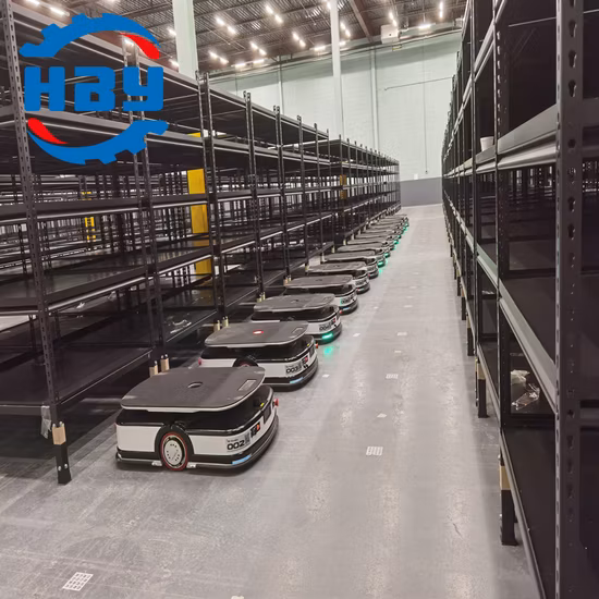 Guía láser de movimiento lateral Carretilla elevadora Agv de alta resistencia para pasillos estrechos