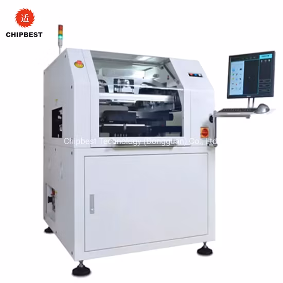 Línea de montaje SMT Impresora automática de pasta de soldadura Equipo de impresora de plantilla estándar Máquina de impresión SMT Impresora de pantalla de pasta de soldadura