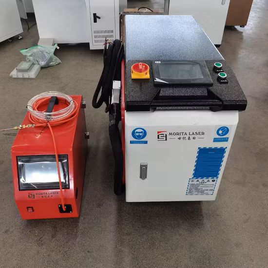 Máquina láser de fibra tres en uno, alta calidad, precio más bajo, soldadura, corte, limpieza, 1kw, 1,5kw, 2kw, maquinaria industrial