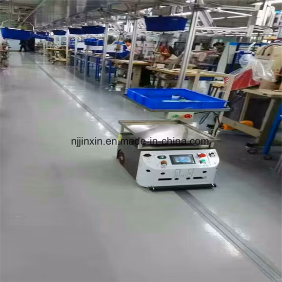 Vehículo guiado automatizado con cinta magnética Agv
